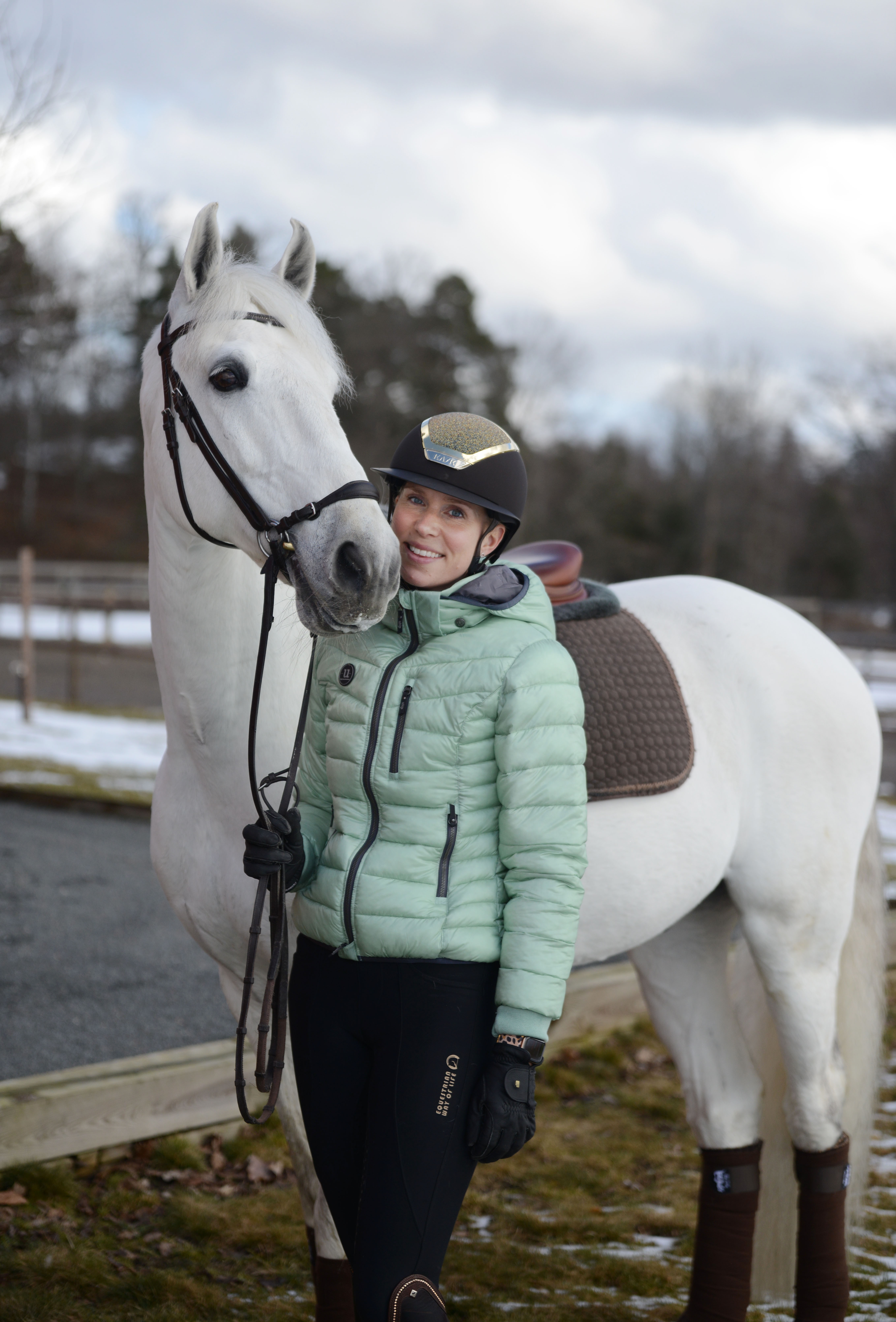 Nina Hofmann Küppers och lusitano valacken Formoso